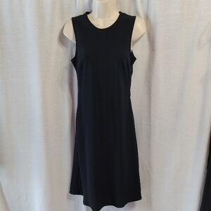 Chic Black Sleeveless Midi Dress